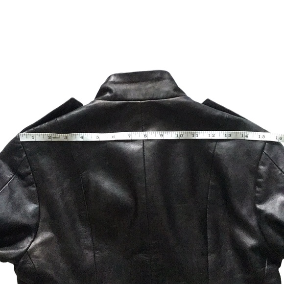 Mackage Genuine Leather Jacket, expresso brown, size S, - Picture 13 of 16